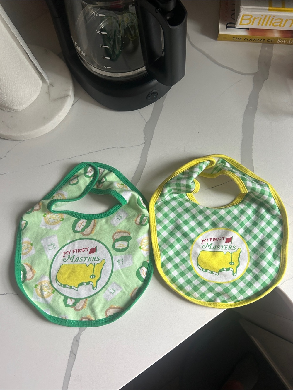 “My First Masters” Bibs (2)